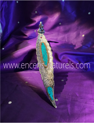 PAGODE LONGUE BOUDDHA VERT