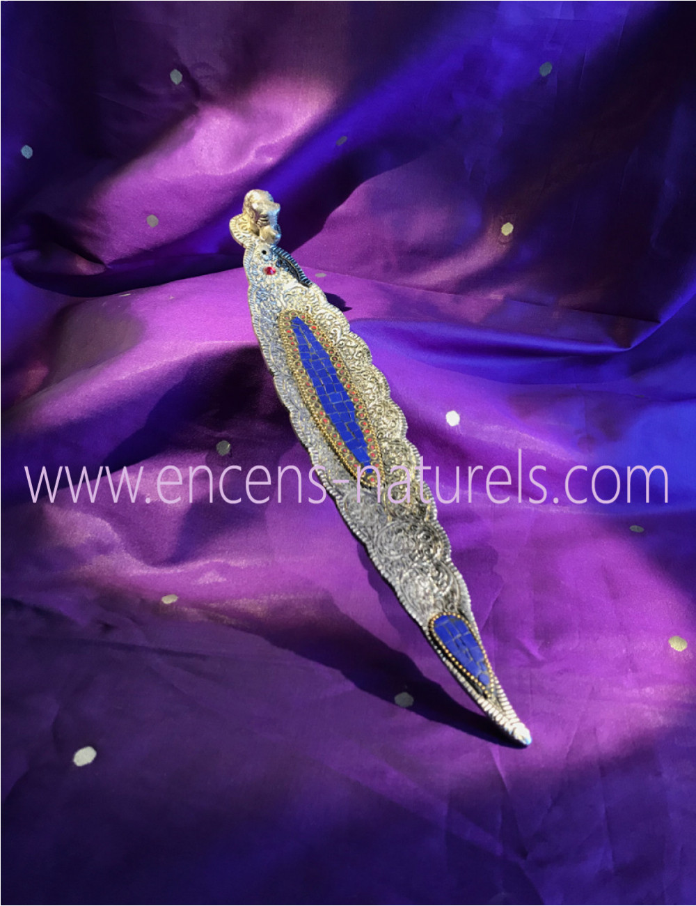 PAGODE LONGUE ELEPHANT BLEU