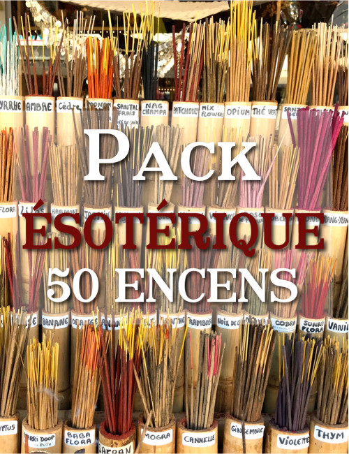 PACK ÉSOTÉRIQUE "La Totale" 50 encens
